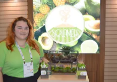 Solamex had Alexis Aumega on hand to present their avocados and Persian limes.